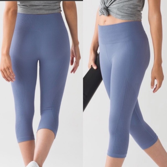 Lululemon Flow & Go Crop Black 4 Compression - Picture 7 of 7